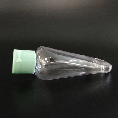 透明なPETフリップトップ空きプラスチックローションボトル容器