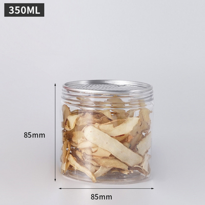 スライムとスパイスのための蓋付きの透明な丸いプラスチック容器 (2oz-8oz)