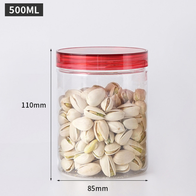 スライムとスパイスのための蓋付きの透明な丸いプラスチック容器 (2oz-8oz)