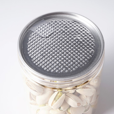 スライムとスパイスのための蓋付きの透明な丸いプラスチック容器 (2oz-8oz)