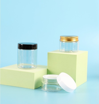 8オンス100ML200ML250ML500ML オーダーメイド 空っぽ 広口 贅沢 プラスチック PE 化粧品 ボディ バター