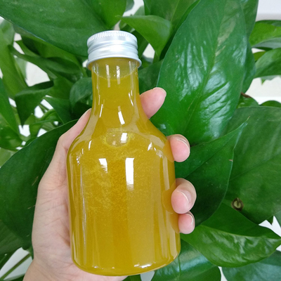 汁茶水のための丸い透明の四角形のミルクティーボトル