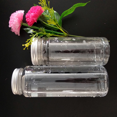 再使用可能な1000ml 透明な漏れ防止プラスチックボバ茶瓶 蓋に螺栓付き