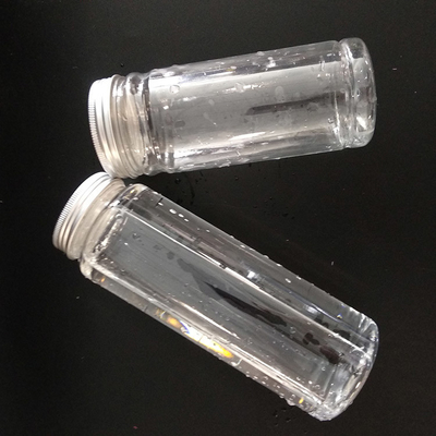 再使用可能な1000ml 透明な漏れ防止プラスチックボバ茶瓶 蓋に螺栓付き