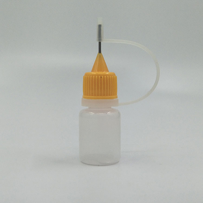 液体配給用のスクリューキャップ付きの透明ドロッパーボトル
