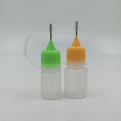 液体配給用のスクリューキャップ付きの透明ドロッパーボトル