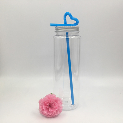 蓋に螺栓を付けた軽量なBPAフリー泡茶ボトル 0.5kg 透明またはカスタマイズ可能