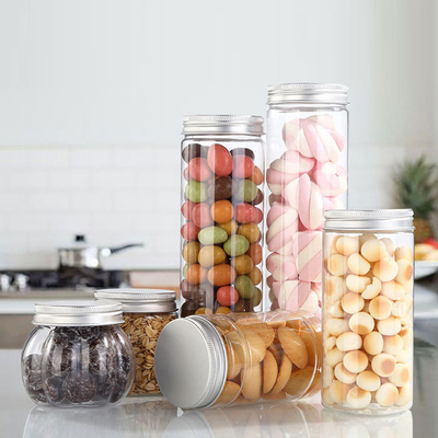 透明なプラスチック容器 / 圧力感受性シール付きプラスチック容器