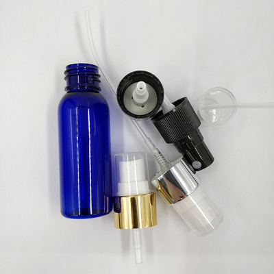 透明な丸い滑らかなPETプラスチックスプレーボトル