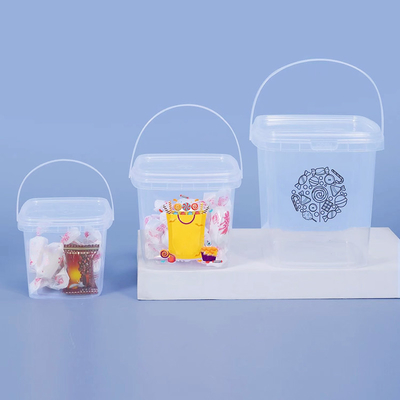 漏れ防止の透明なプラスチック製のミルクティージューグ