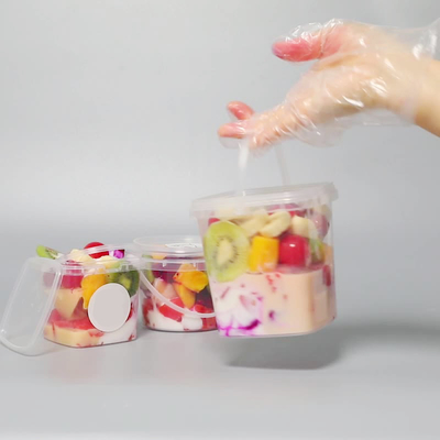 0.5kg 透明プラスチック 漏れ防止 ミルク・ティー・ウォーターボトル