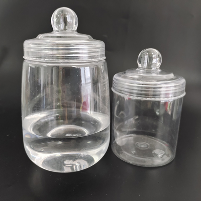 パーソナライズ可能なロゴの透明なプラスチック容器