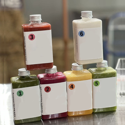 エルゴノミックなハンドルを持つ漏れ防止プラスチック製のミルクティーボトル