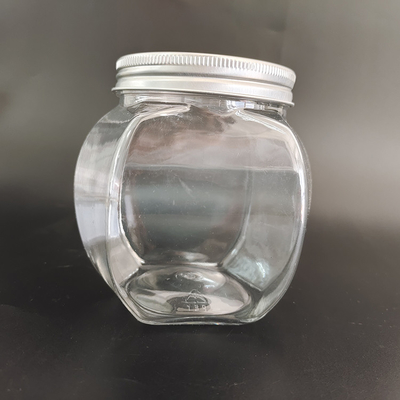 8オンス 耐久性のあるプラスチック容器 アルミホイルとカスタムラベル