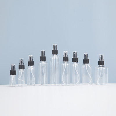環境に優しい透明なPETプラスチックスプレーボトル 日用 10ml 15ml 30ml 50ml 60m 70ml 100ml 200ml 500ml