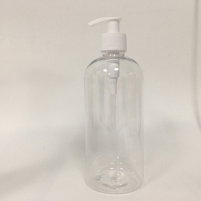 ポンプ配給器付き回転可能な丸いPETローションボトル