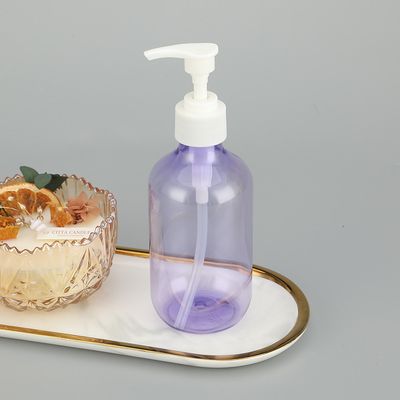 24mm カリバー 丸いPETポンプボトル スクリーンプリント/ピンクのホットスタンプ