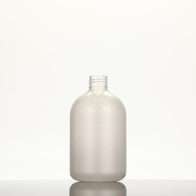 24/410ml 環境に優しい丸いPETボトル ポンプキャップ リサイクル可能な透明なプラスチックボトル
