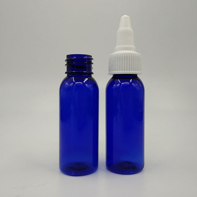 100ml クリアなプラスチックスクリュートップ液体ボトル オーダーメイド印刷のための広い口