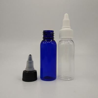 適用器付きのプラスチックスクリュートップ液体ボトル