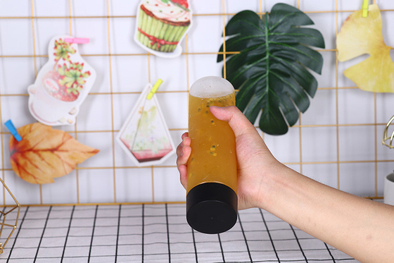 二重壁付き 防水 使い捨て プラスチック製 透明 ミルク茶瓶