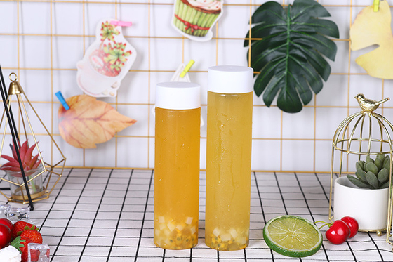 スタイリッシュ リーク 防止 再利用可能な飲み物 ボトル 透明 方形 / 丸 近代 プラスチック スクリュー 蓋付き 使いやすい