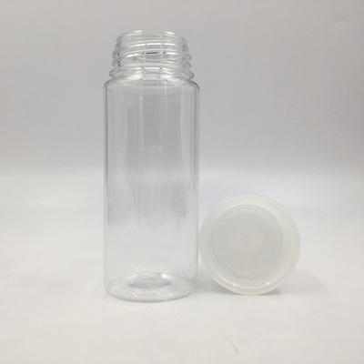 パーソナライズド 透明 丸型 PET E 液体ボトル 子供用 スクリップキャップ 30ml 容量