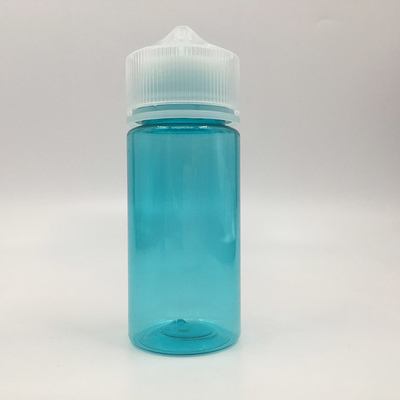 パーソナライズド 透明 丸型 PET E 液体ボトル 子供用 スクリップキャップ 30ml 容量