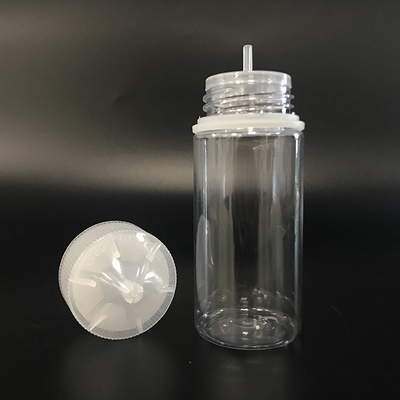 100mlスクリューキャップ 子供用 PETE液体ボトル E液体のパッケージングのためのスクリーンプリント