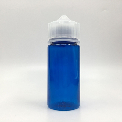 100ml 透明なPETプラスチックボトル E液体のためのメタルスクリューキャップ