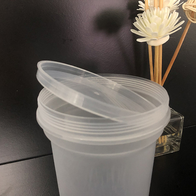 漏れ防止蓋付きの 調整可能なプラスチック製の 中型ミルクティーボトル