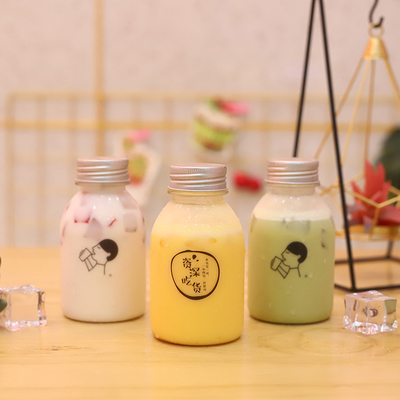 透明な再利用可能なスクリュー 蓋のプラスチック泡茶のジュース
