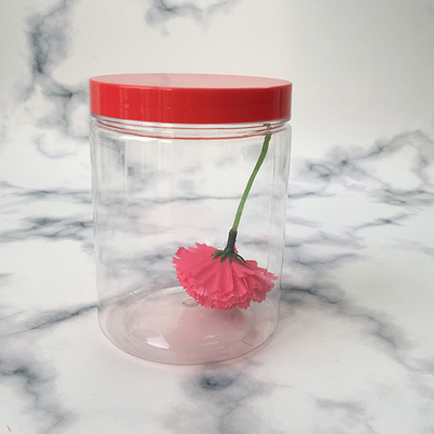 2oz 3oz 4oz 5oz 蓋付きの透明なプラスチック丸い瓶