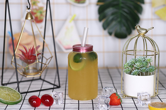 蓋付きの現代的な四角丸いプラスチック飲料容器