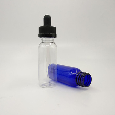 カスタマイズされたロゴ 液体のためのスムーズ透明プラスチックドロッパーボトル / プラスチックドロッパーボトル