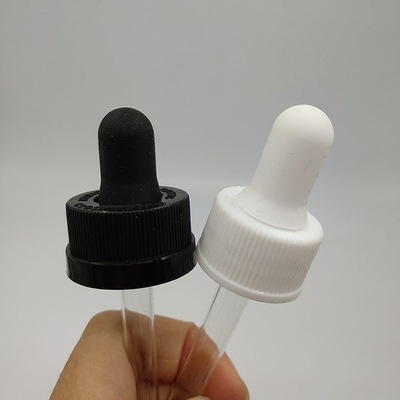 カスタマイズされたロゴ 液体のためのスムーズ透明プラスチックドロッパーボトル / プラスチックドロッパーボトル
