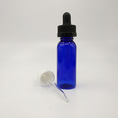 滑らかな表面とスクリューキャップを持つ10ml-120mlプラスチックドロッパーボトル
