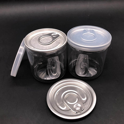 カスタマイズ可能な蓋付きの透明なプラスチック容器