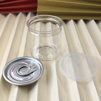 カスタマイズ可能な蓋付きの透明なプラスチック容器