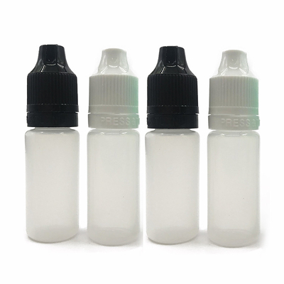 1ml クリアブラックガラス スクリップトップドロッパーボトル 2000個