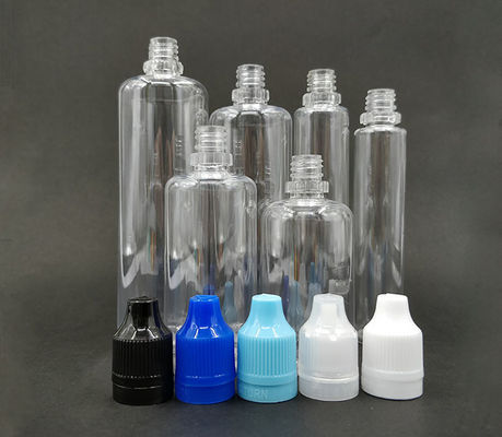 透明なプラスチックドロッパーボトル オーダーメイドロゴ印刷 5000pcs液体パッケージングに最適 精油と血清