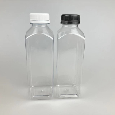 耐久性のあるハンドル付きの透明なプラスチック製ミルクティーボトル
