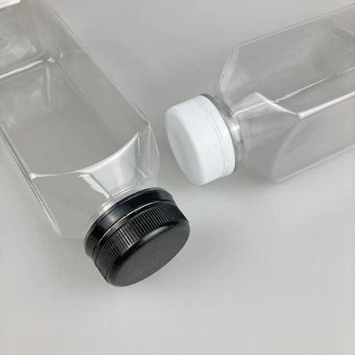耐久性のあるハンドル付きの透明なプラスチック製ミルクティーボトル