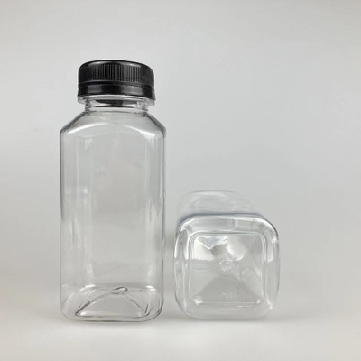 耐久性のあるハンドル付きの透明なプラスチック製ミルクティーボトル