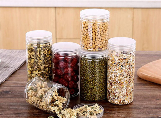 乾燥 し た 果物 を 保存 する ため の 滑らか な 表面 を 持つ 便利 な プラスチック 容器