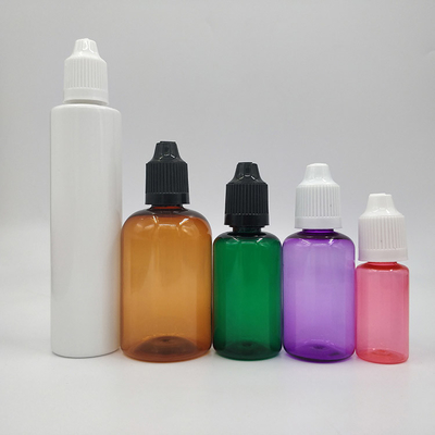 カスタマイズ印刷 10ml 15ml 30ml 60ml 80ml 100ml の液体のためのカラーボトル