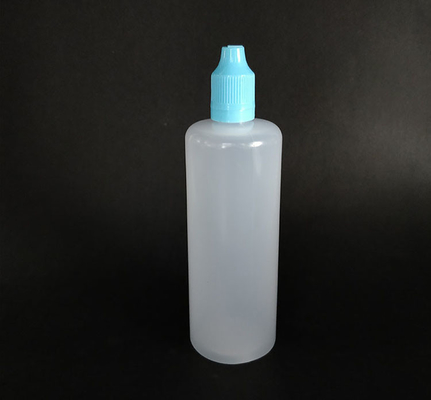 100ml 丸いPETE液体ボトル 螺旋蓋付き パーソナライズドロゴ印刷