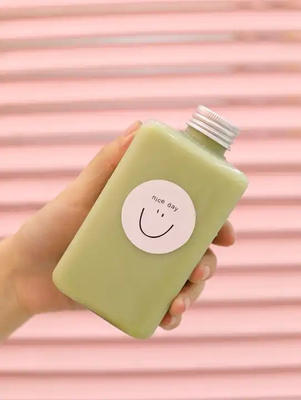 漏れ防止の二重隔離乳茶ボトル 250ml ハンドル付き
