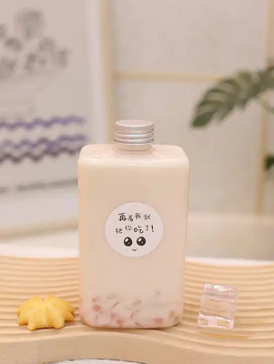 漏れ防止の二重隔離乳茶ボトル 250ml ハンドル付き