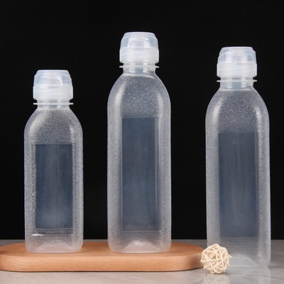手柄 を 持つ 便利 な プラスチック 製 の ミルク ティー ボトル
